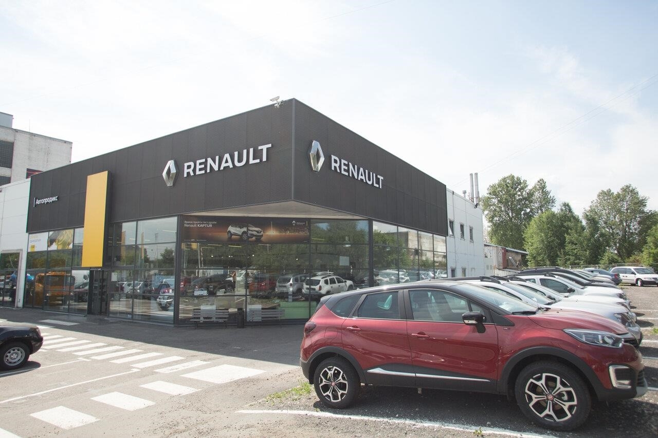 Автопродикс - официальный дилер Renault в Санкт-Петербурге улица Седова, 13Б, 1, этаж 2