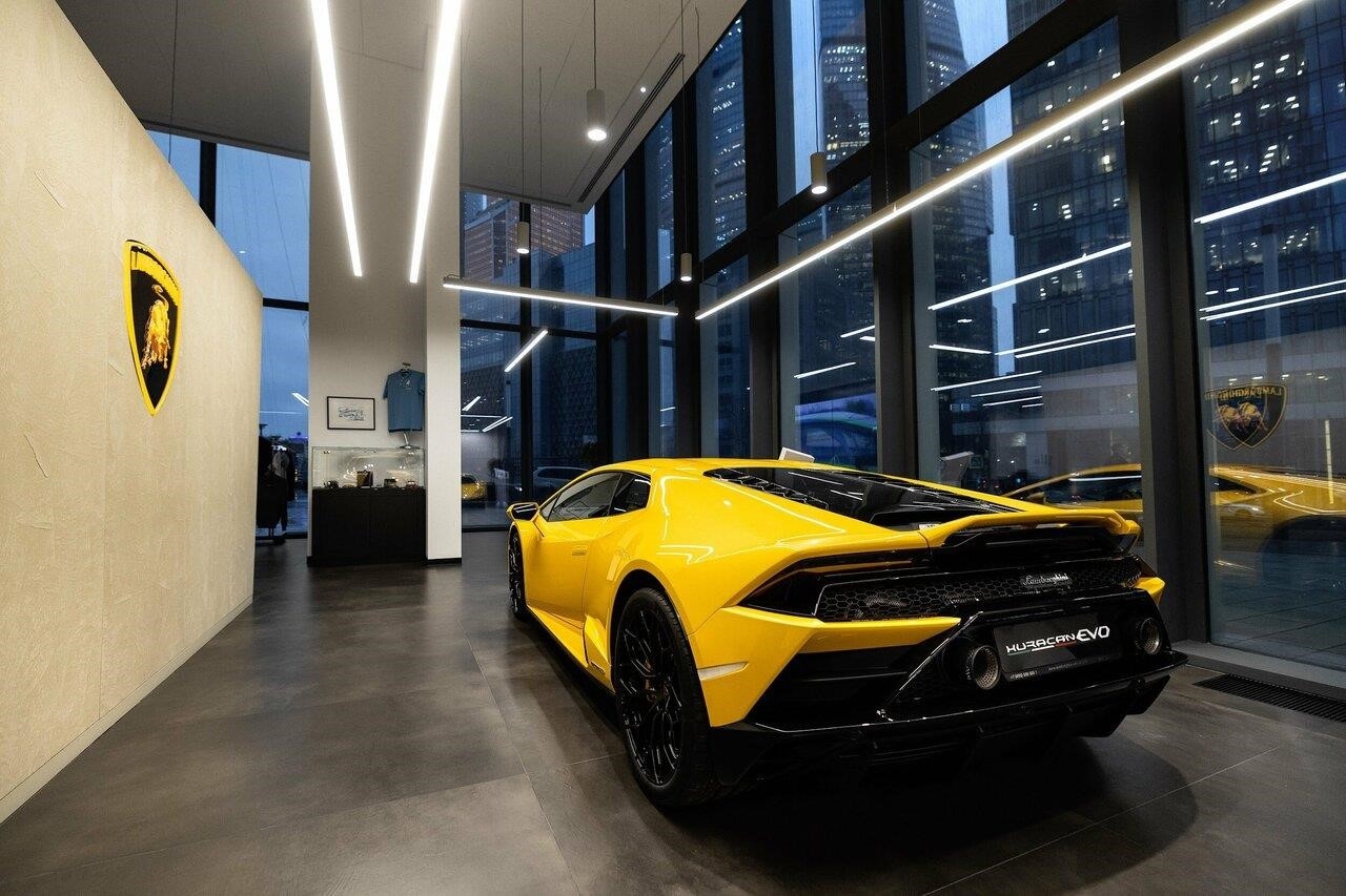 Автодом Lamborghini Москва Сити Neva Towers в Москве 1-й Красногвардейский проезд, 22с1